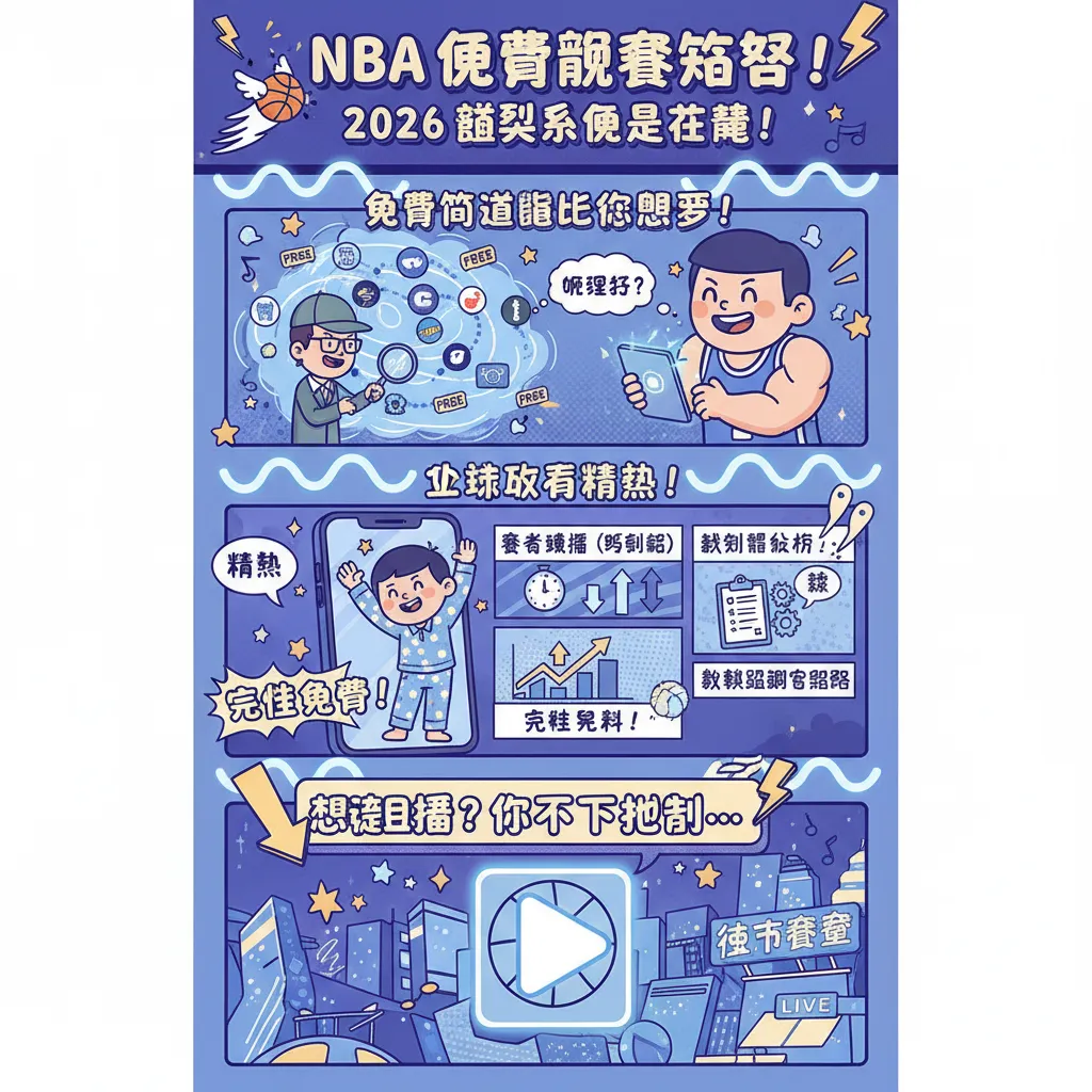 不用花錢也能看NBA總決賽？免費賽事轉播與戰術權重解析